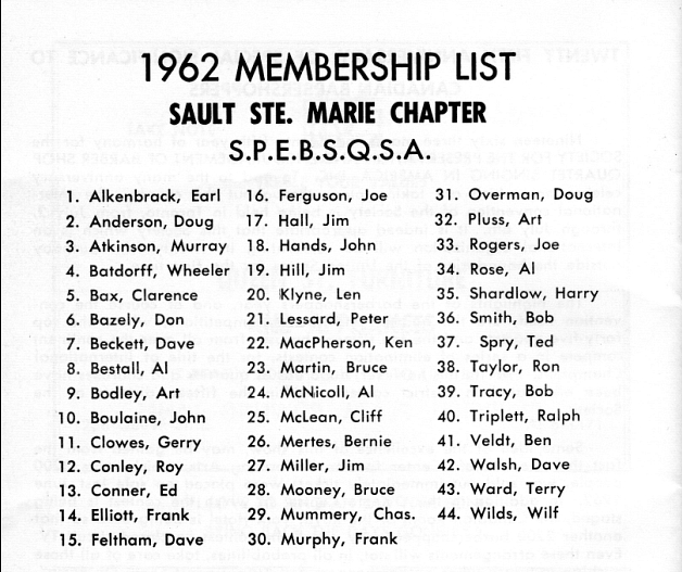1962 - Membership List-1